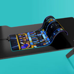 Sci-fi Control Console Display LED Desk Mat