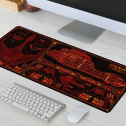 Klingon Bird of Prey - B'rel Class LCARS Schematic Desk Mat