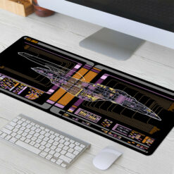 Nova Class - U.S.S. Javelin NCC-73561 LCARS Schematic Desk Mat