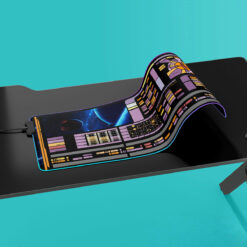 The Next Generation LCARS LED Desk Mat