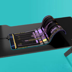 Miranda Class - U.S.S. Wellington NCC-31319 LCARS LED Desk Mat