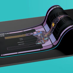 Cheyenne Class - U.S.S. Ahwahnee NCC-71620 LCARS LED Desk Mat