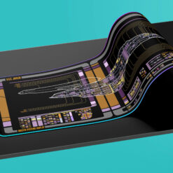 Nova Class - U.S.S. Javelin NCC-73561 LCARS LED Desk Mat