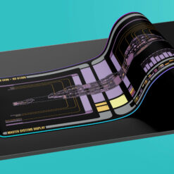 Cern Class - U.S.S. Cern NX-91006 LCARS LED Desk Mat