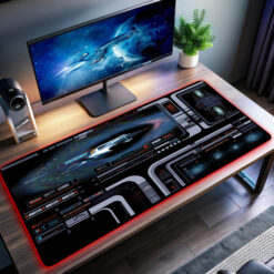 U.S.S. Titan LCARS Recreations LED Desk Mat 1074