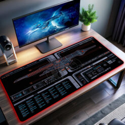 U.S.S. Titan LCARS - NCC-80102-A LED Desk Mat