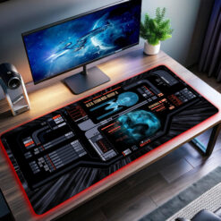 U.S.S. Titan LCARS - NCC-80102-A LED Desk Mat 1077