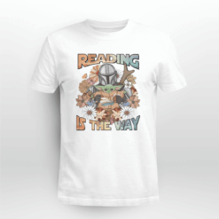 Mandalorian Yoda Reading Shirt