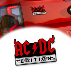 AC/DC Edition Laser Engraved Car Name Emblem Version 2