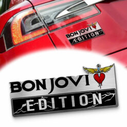 Bon Jovi Edition Laser Engraved Car Name Emblem