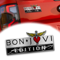 Bon Jovi Edition Laser Engraved Car Name Emblem Version 2
