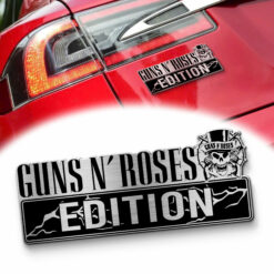 Guns N' Roses Edition Laser Engraved Car Name Emblem