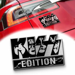 KISS Edition Laser Engraved Car Name Emblem New Version