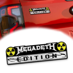 Megadeth Edition Laser Engraved Car Name Emblem