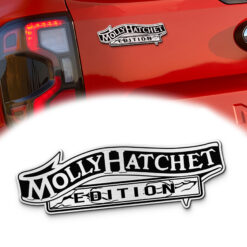 Molly Hatchet Edition Laser Engraved Car Name Emblem Version 2