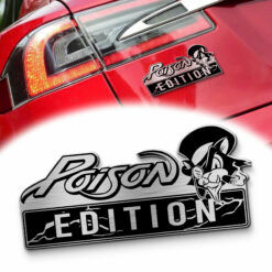 Poison Edition Laser Engraved Car Name Emblem