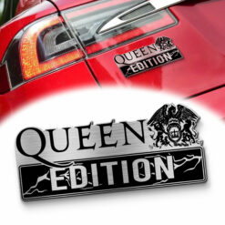 Queen Edition Laser Engraved Car Name Emblem