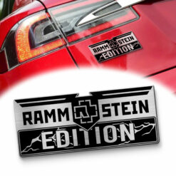 Rammstein Edition Laser Engraved Car Name Emblem