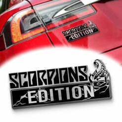 Scorpions Edition Laser Engraved Car Name Emblem