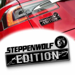 Steppenwolf Edition Laser Engraved Car Name Emblem