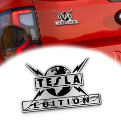 Tesla Edition Car Emblem