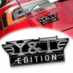Y&T Edition Laser Engraved Car Name Emblem