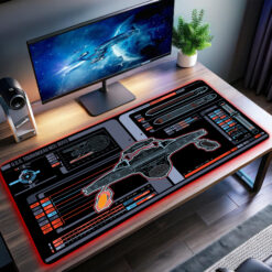 Sean Tourangeau Damage LCARS LED Desk Mat