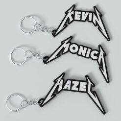 Custom Metal Band Keychain