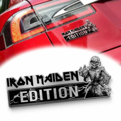 The Book Of Souls Edition Laser Engraved Car Name Emblem